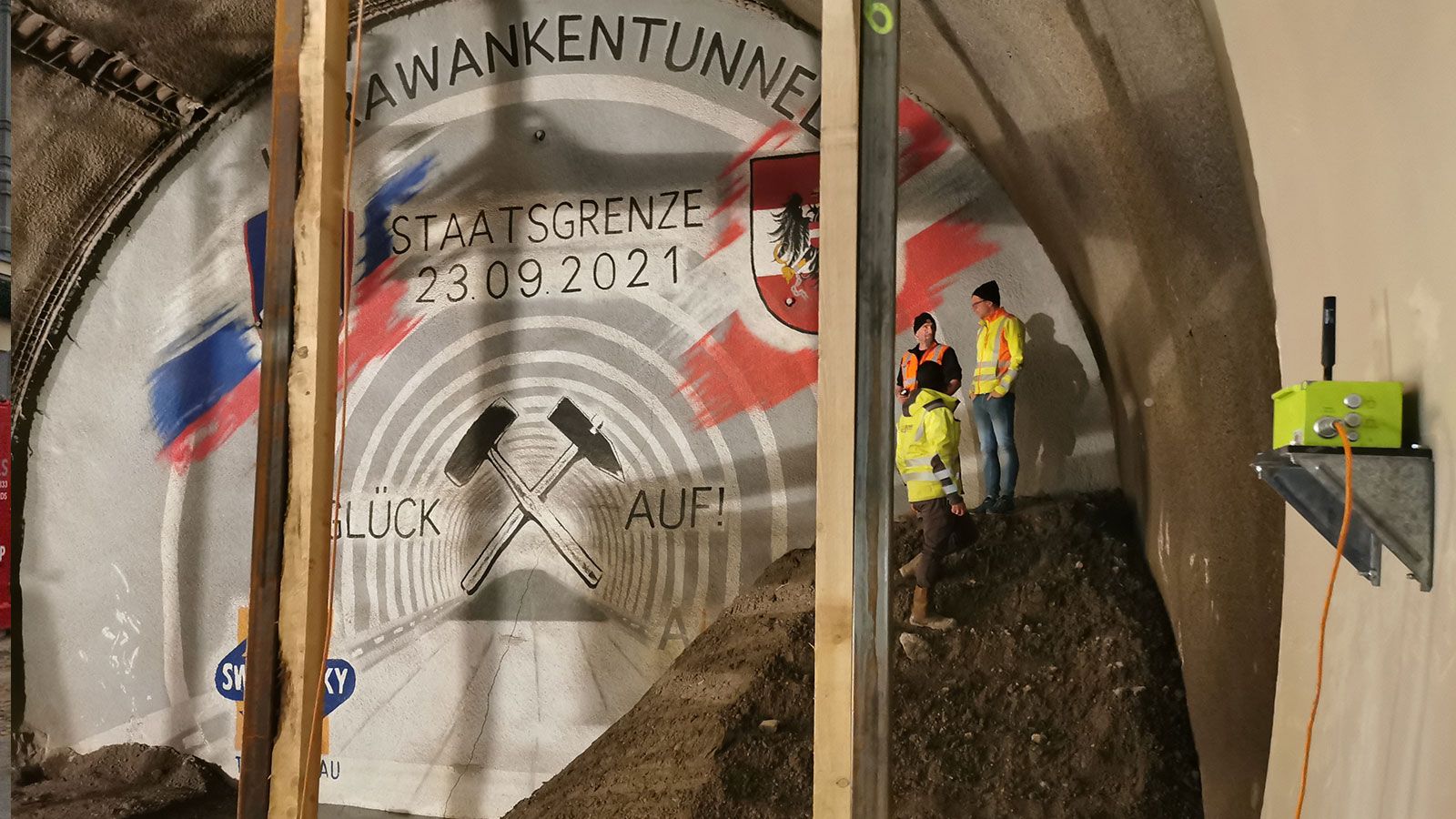Erschütterungsmessung im Tunnelbau