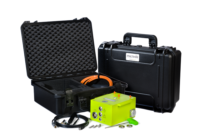 Koffer mit Technologie von SEMEX-EngCon - Vermietung von Erschütterungsmessgeräten