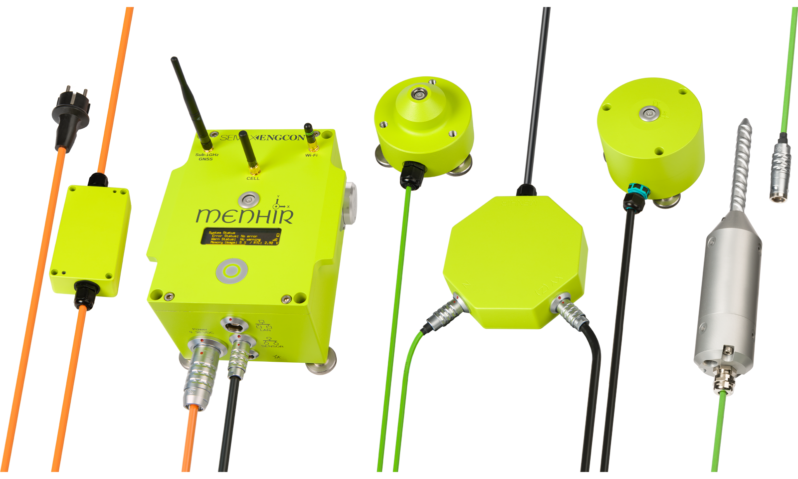 Moderne SEMEX-EngCon Technologie zur präzisen Schwingungsmessung für verschiedene Anwendungen